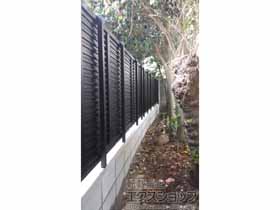 のフェンス・柵 レスティナフェンス7型 自由柱 施工例