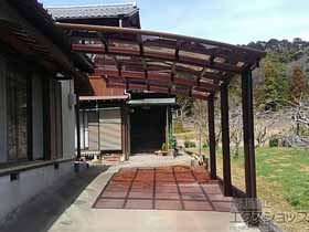 のカーポート レイナポートグランZ　積雪〜20cm対応*3本柱仕様 施工例