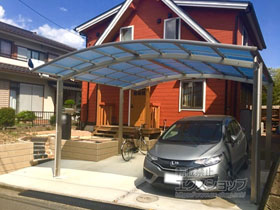 のカーポート レイナツインポートグラン　積雪〜20cm対応 施工例