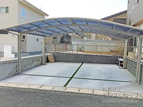 YKKAPのカーポート レイナツインポートグラン　積雪～20cm対応 施工例