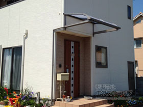 のテラス屋根 スピーネ R型 ルーフタイプ 単体 積雪〜20cm対応 施工例