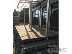 のテラス屋根 エフルージュグランZERO テラスタイプ 積雪〜20cm対応 施工例