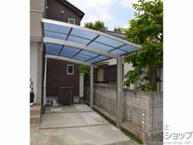 のカーポート ネスカR (ラウンドスタイル) 積雪〜20cm対応 施工例