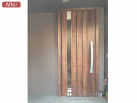 の玄関ドア リシェントII 断熱K4仕様 片開き仕様(ランマ無)L B61型 施工例