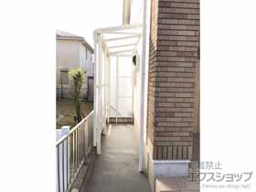 のストックヤード スピーネストックヤードF型 パネルタイプ 片側FIX 積雪〜20ｃｍ対応 施工例