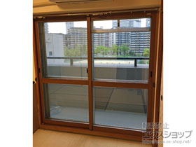 の二重窓（内窓） インプラス ダストバリア仕様 引違い窓 2枚建 施工例