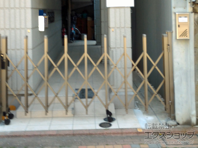のカーゲート トリップゲート RB型 ノンレール 片開き 24S 施工例