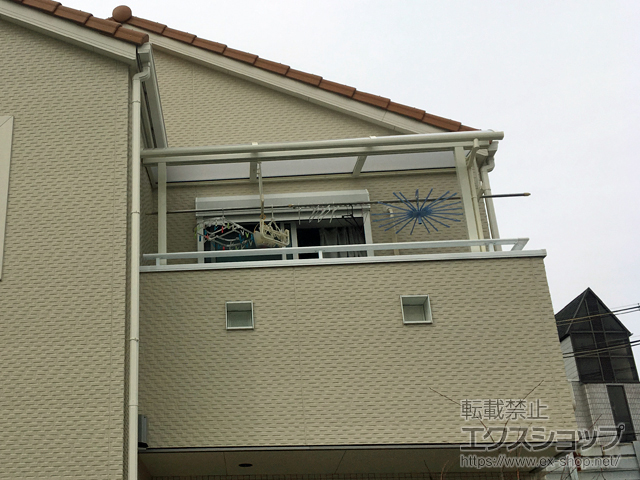 のバルコニー・ベランダ屋根 スピーネ R型 屋根タイプ 単体 積雪〜20cm対応 施工例