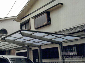 のカーポート フーゴF (フラットスタイル) 積雪〜20cm対応 施工例