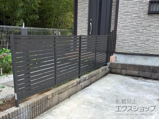 LIXIL ���N�V��(TOEX)�̃t�F���X�E��E�� �v���X�^�t�F���X7Y�^ �Ԏd�؂蒌 �{�H��