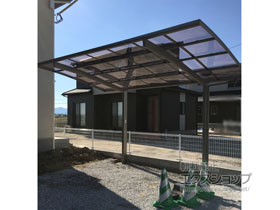 のカーポート ネスカR (ラウンドスタイル) 積雪〜20cm対応 施工例