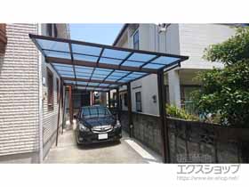 のカーポート エフルージュグラン 縦連棟　積雪〜20cm対応 施工例