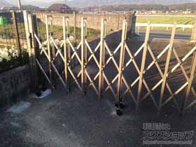 のカーゲート トリップゲート RB型 ノンレール 片開き 35S 施工例