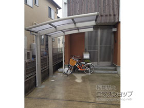 のサイクルポート・駐輪場 レイナポートグランミニZ 積雪〜20cm対応 施工例