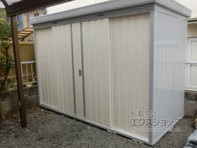 の物置・屋外倉庫 ネクスタ 一般型 3050×1370×2020 NXN-45S-FW 施工例