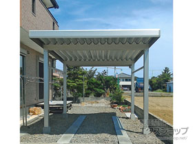 のカーポート レオンポートneo 角柱4本仕様 積雪〜50cm対応 施工例