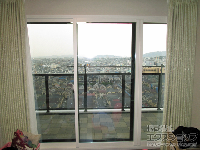 の二重窓（内窓） プラマードU 引違い窓 3枚建 突合せタイプ(外内内仕様) 施工例