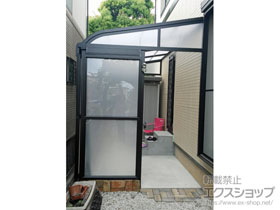 のテラス屋根 スピーネ R型 テラスタイプ 単体 積雪〜20cm対応 施工例