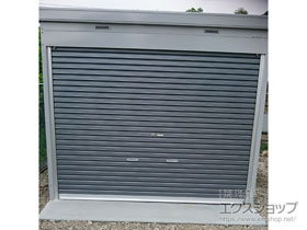 の倉庫・ガレージ バイク保管庫 土間タイプ 一般型【FXN-2630S】 FXN-2630S-GN 施工例