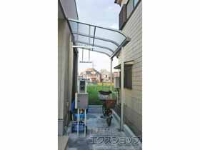 のテラス屋根 プレシオステラス R型 テラスタイプ 単体 積雪〜20cm対応 施工例