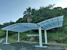 のカーポート レイナポートグラン M合掌　積雪〜20cm対応 施工例