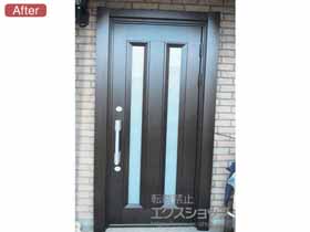 の玄関ドア ノバリス玄関ドア R01型 アルミ仕様 片開きドア 施工例