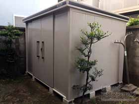 の物置・屋外倉庫 エルモ 積雪型 2920×2220×2118 LMDS-2922-CB 施工例