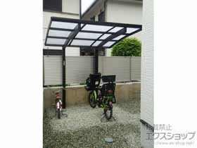 のサイクルポート・駐輪場 プレシオスポート ミニ 積雪〜20cm対応 施工例