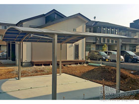 のカーポート プレシオスポート ワイド 積雪〜20cm対応 施工例