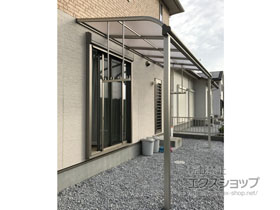 のテラス屋根 ヴェクターテラス R型 テラスタイプ 単体 積雪〜20cm対応 施工例