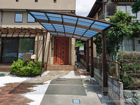 のカーポート レイナポートグラン 延長　積雪〜20cm対応 施工例