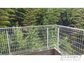 のフェンス・柵 ユメッシュフェンスZ型 フリー支柱 施工例