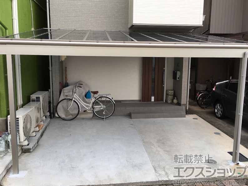 のテラス屋根 ヴェクターテラス F型 ビッグサイズ 単体 積雪〜20cm対応 施工例