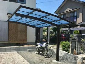 YKKAPのカーポート レイナポートグラン　積雪～20cm対応 施工例