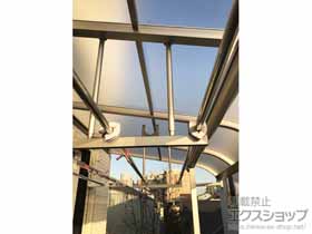 のバルコニー・ベランダ屋根 プレシオステラス R型 屋根タイプ 単体 積雪〜20cm対応 施工例