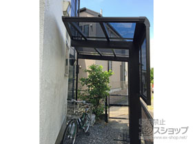 のサイクルポート・駐輪場 エフルージュグランミニ 積雪〜20cm対応 施工例