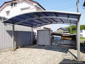 のカーポート プレシオスポート ワイド 積雪〜20cm対応 施工例