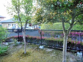 LIXIL ���N�V��(TOEX)�̃t�F���X�E��E�� �v���X�^�t�F���X 4�^ �����ĎV �t���[�|�[���^�C�v �{�H��