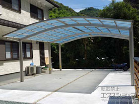 のカーポート レイナツインポートグラン 延長　積雪〜20cm対応 施工例