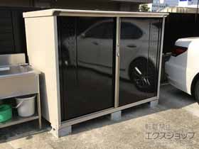 の物置・屋外倉庫 グランプレステージジャンプ 一般型 (GP-199C-F-CK) 施工例