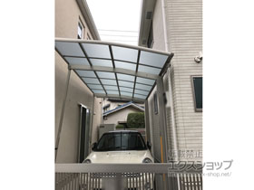 のカーゲート エクスライン引戸2型 <片引きタイプ> 30-12S 施工例