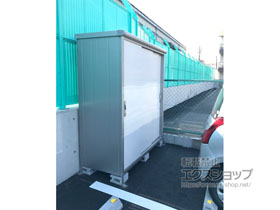 の物置・屋外倉庫 エスモ 一般型 1797×750×1959 ESE-1807A-PW 施工例