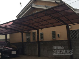 のカーポート レイナポートグラン　積雪〜20cm対応 [たて連棟セット] 施工例