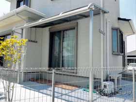 のテラス屋根 プレシオステラス R型 テラスタイプ 単体 積雪〜20cm対応 施工例
