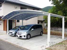 のカーポート レイナトリプルポートグラン　積雪〜20cm対応 施工例