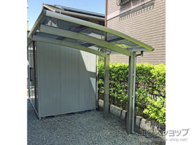 のサイクルポート・駐輪場 レイナポートグランミニ 積雪〜20cm対応 施工例