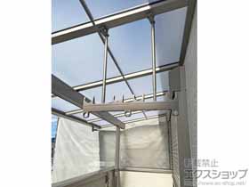 のバルコニー・ベランダ屋根 パワーアルファ F型 屋根タイプ 単体 積雪〜30cm対応 施工例