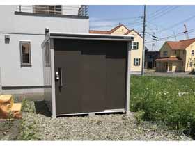 の物置・屋外倉庫 エルモ 積雪型 2220×2920×2116 LMDS-2229-DW 施工例