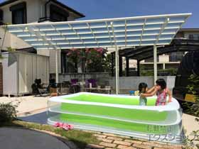 のカーポート レイナポートグラン 延長　積雪〜20cm対応 施工例