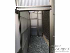 ストックヤード スピーネストックヤードF型 波板タイプ ヤード仕様 積雪〜20cm対応 施工例